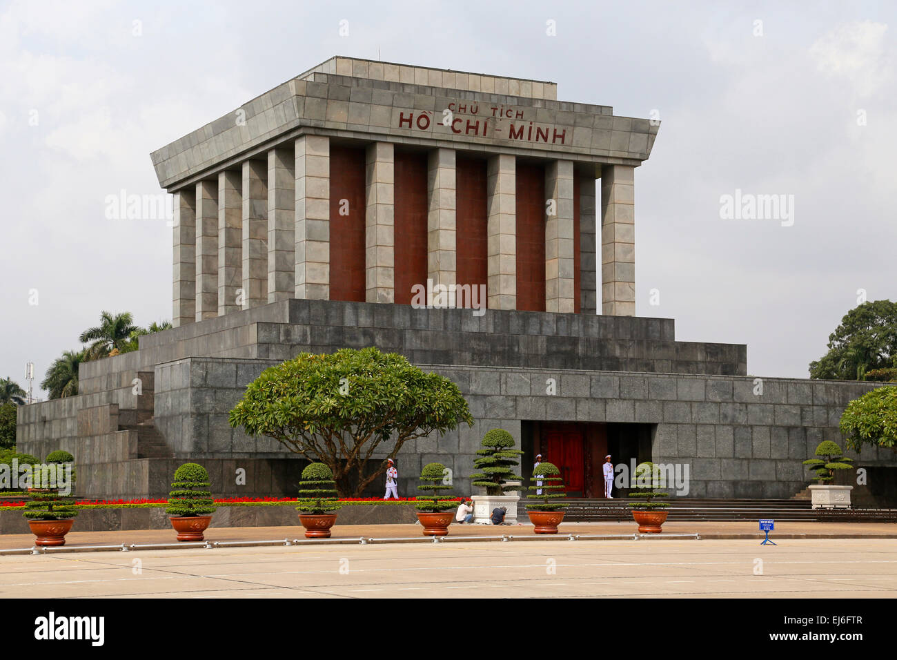 Ho Chi Minh Mausoleum, Hanoi, Vietnam Stockfoto