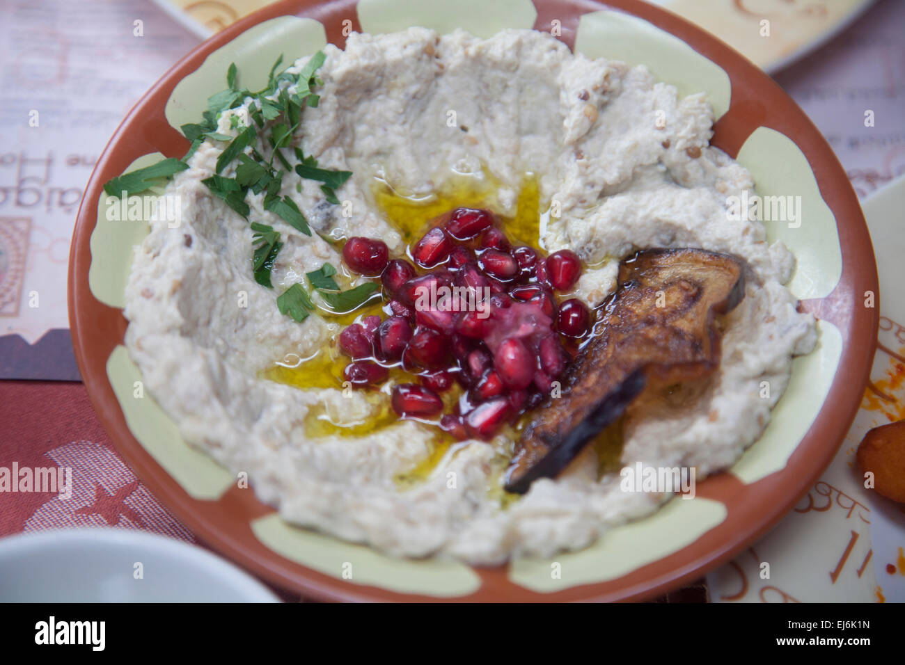 Typische libanesische Küche Stockfoto
