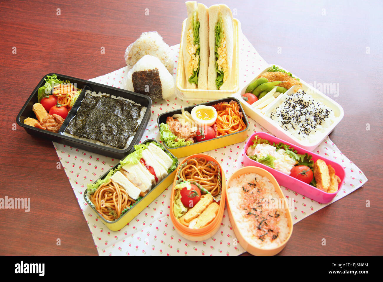 Japanisches Bento-Lunch-box Stockfoto