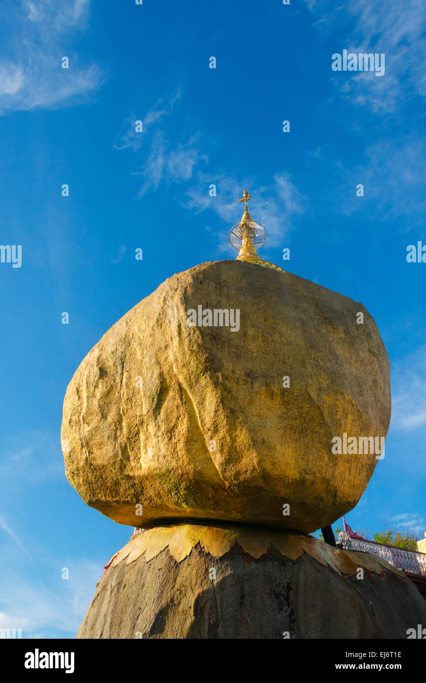 Kyaiktiyo-Pagode (Gold Rock), Mon-Staat, Myanmar Stockfoto
