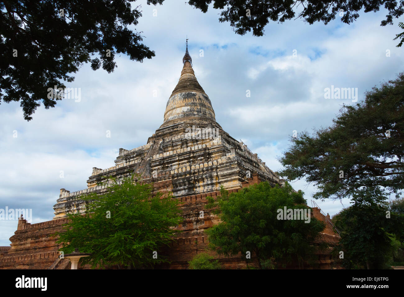 Shwe San Daw Pagode, Bagan, Mandalay Region, Myanmar Stockfoto