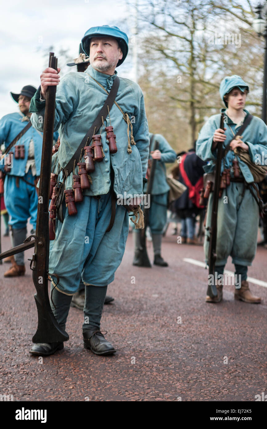 Das jährliche Gedenken an die Hinrichtung von König Charles I, London, UK Stockfoto