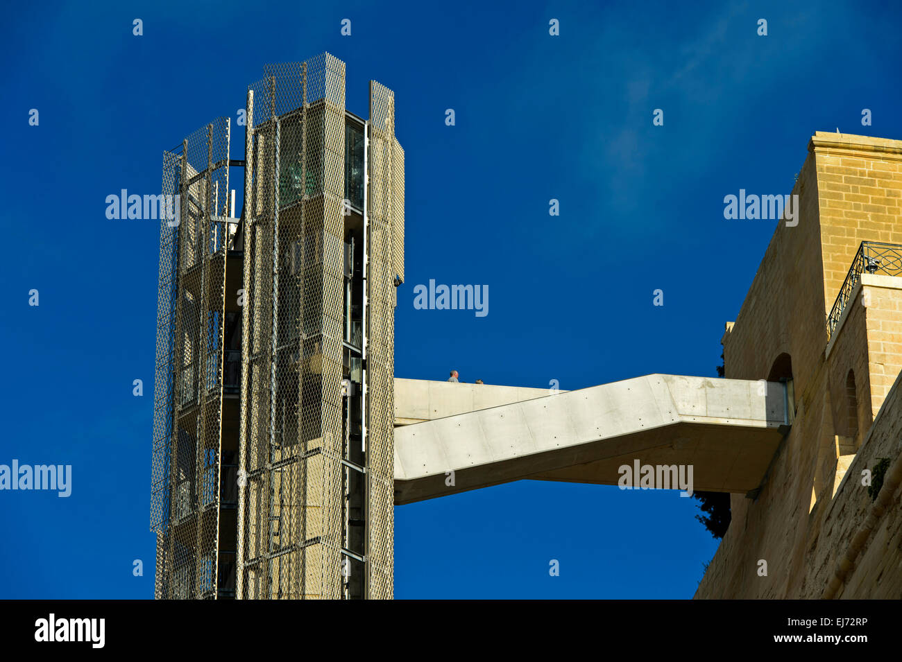 Die barrakka heben, Valletta, Malta Stockfoto