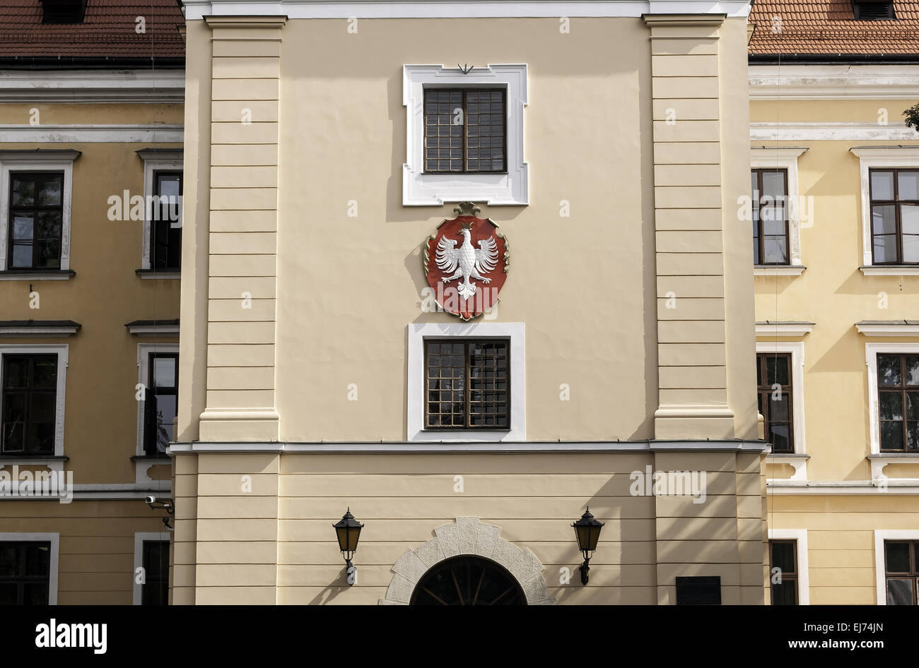 Wappen. Polnischen Adler. Stockfoto