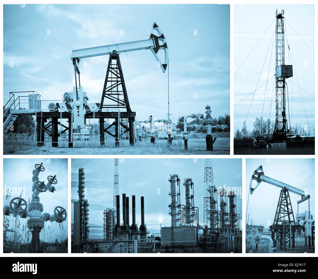 Öl-Industrie. Stockfoto
