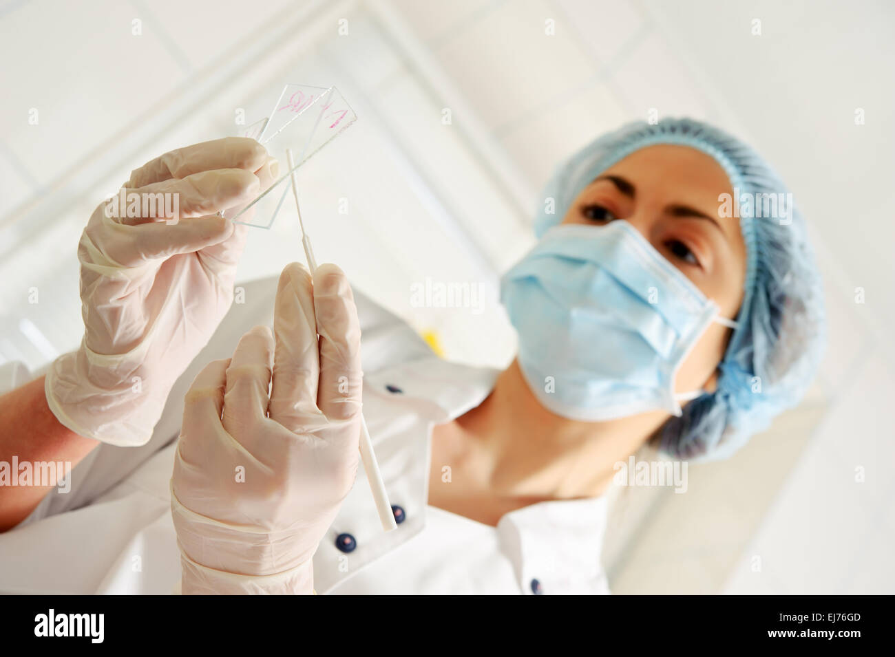 Junge Ärztin Stockfoto