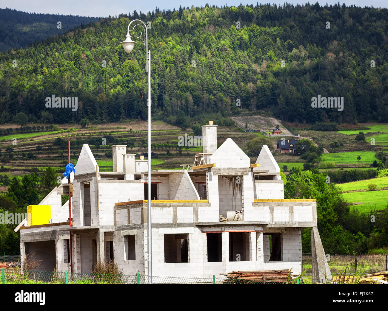 Familie Neuinvestitionen Stockfoto