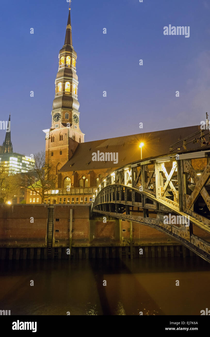 Die St.-Katharinen Kirche, Hamburg Stockfoto