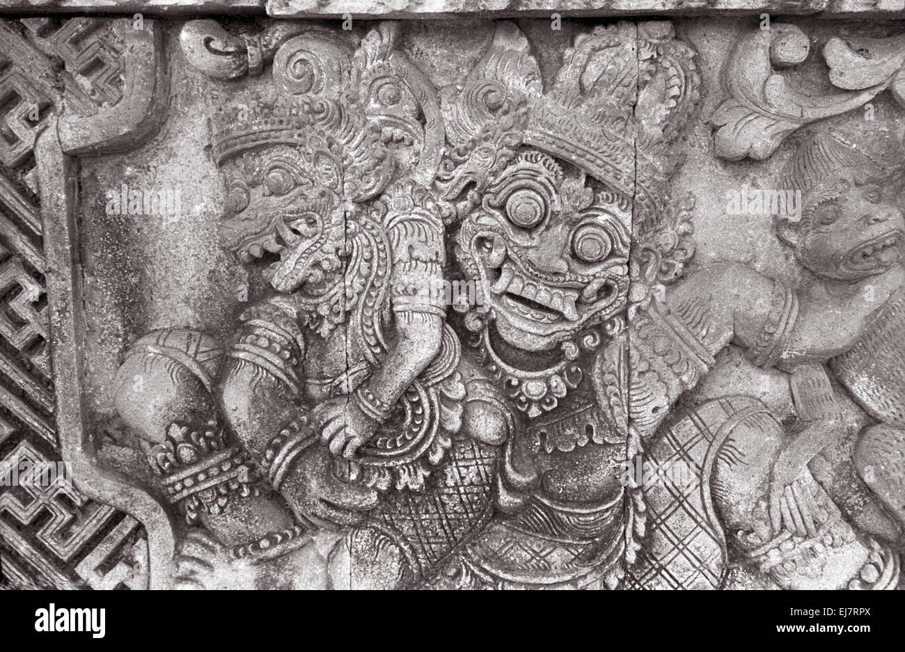 Singaraja-Tempel, der halb göttliche Wesen. Bali Indonesien Stockfoto