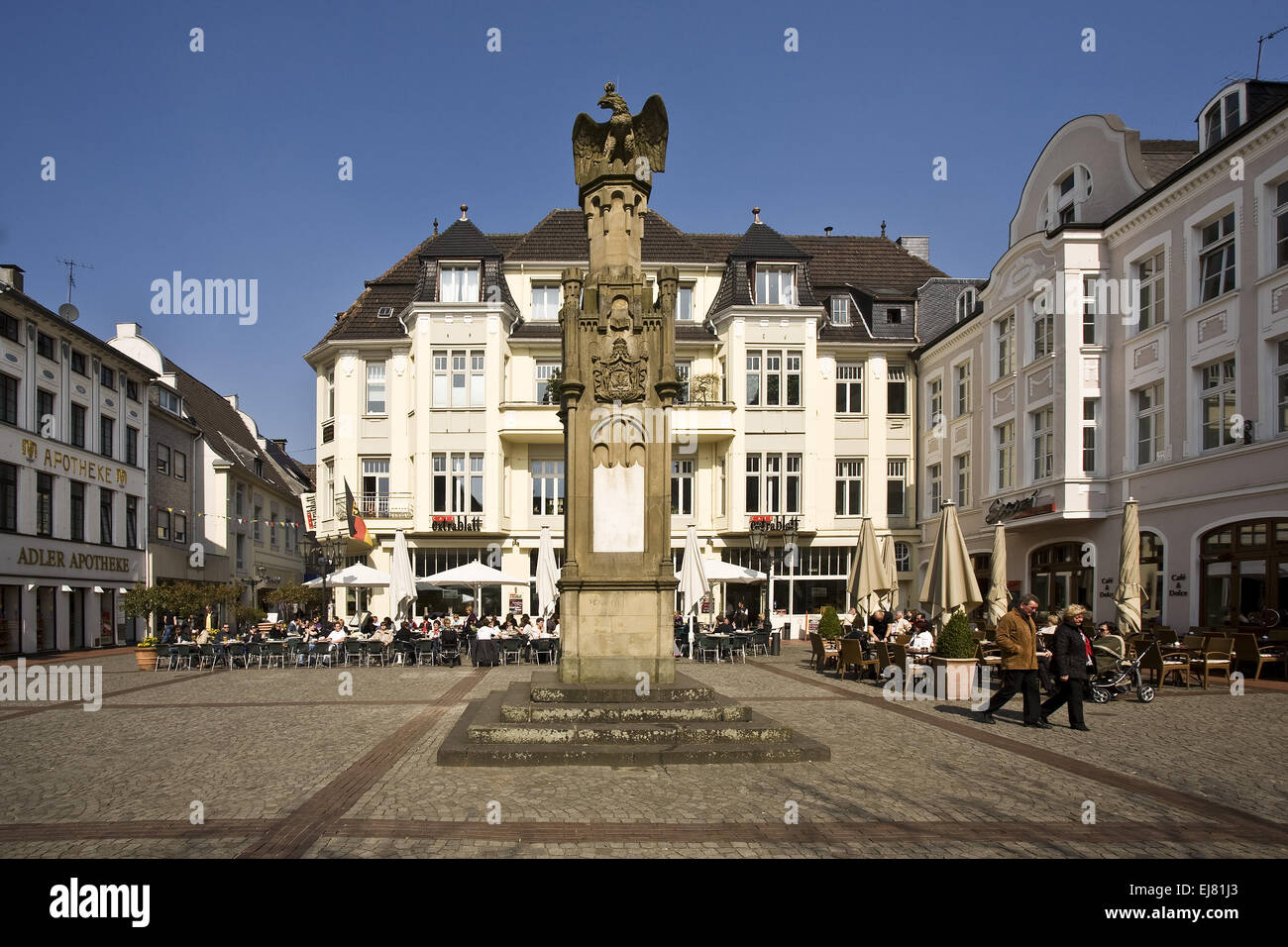 Altmarkt, Moers, Deutschland Stockfotografie - Alamy