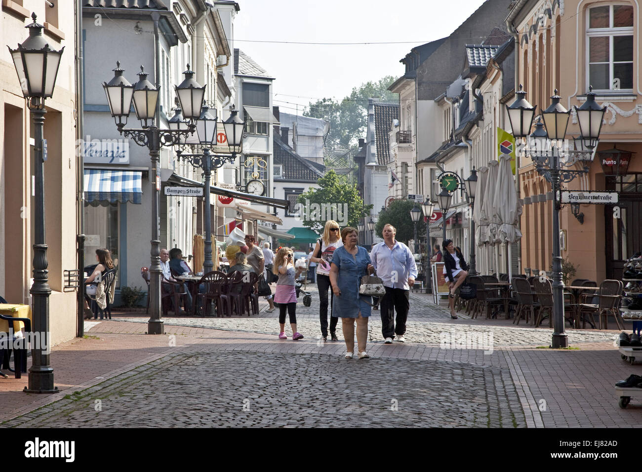 Stadtbild, Rheinberg, Deutschland Stockfotografie Alamy