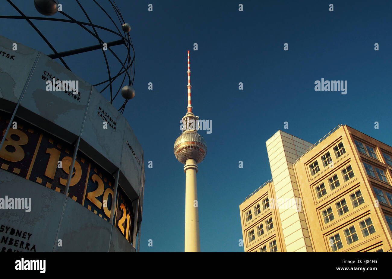 TV-Turm-Deutschland-Berlin Stockfoto