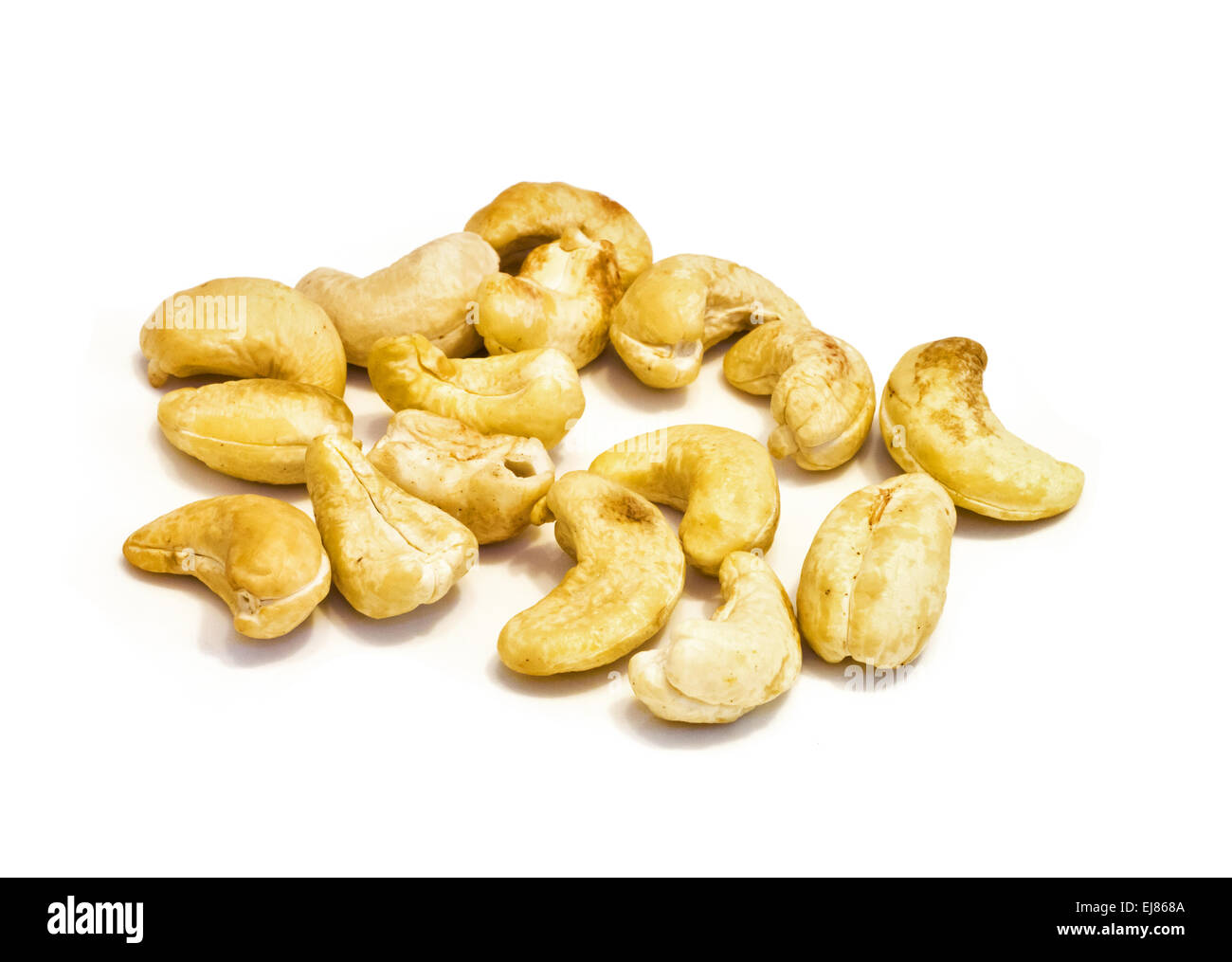 Cashew-Nüssen. Stockfoto
