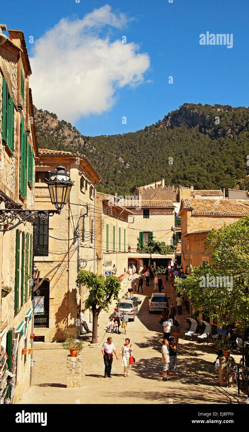 Valldemossa Spanien Mallorca Stockfoto