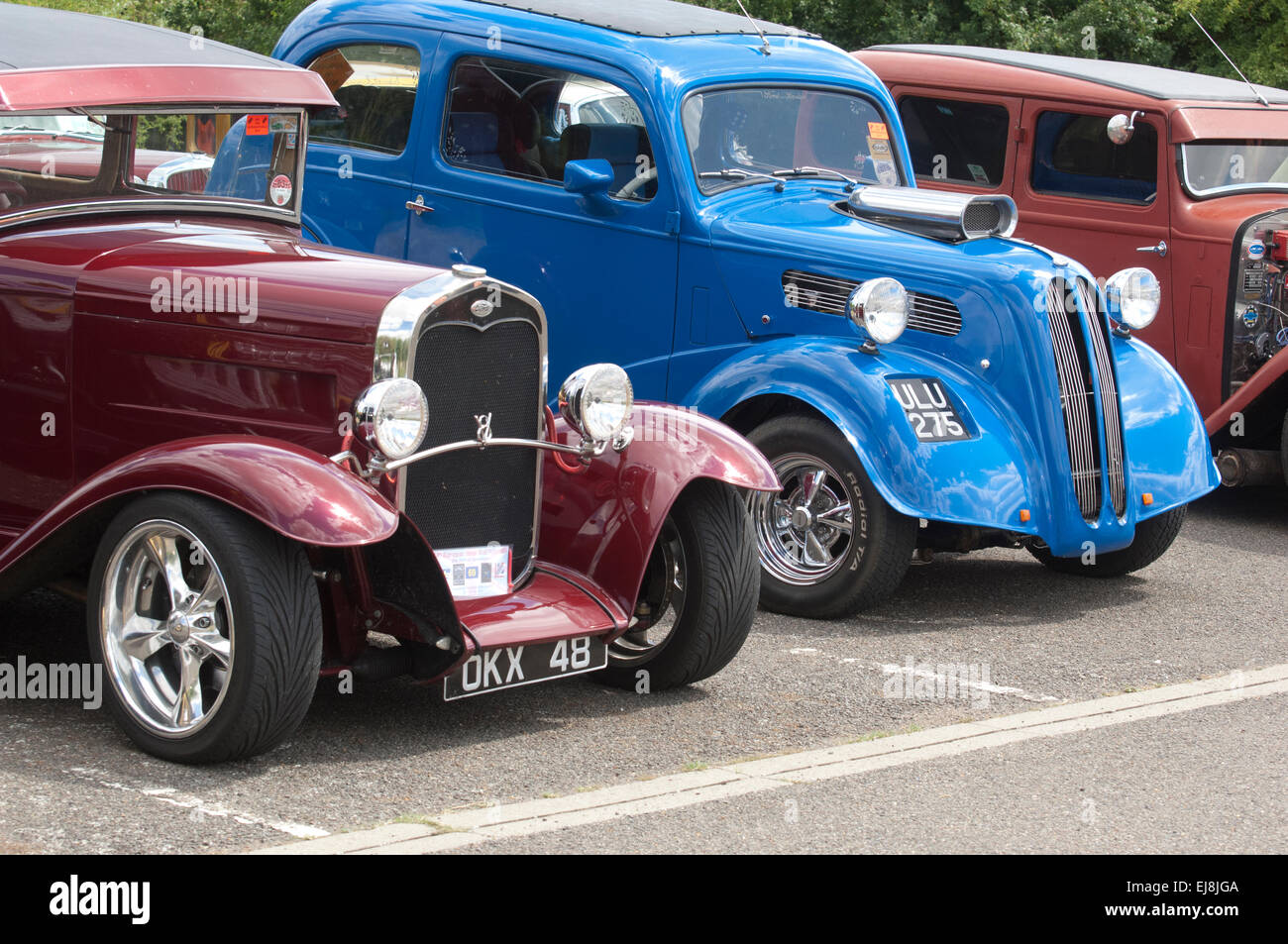 Ford Model A und beliebte Ford Hot rod Stockfoto