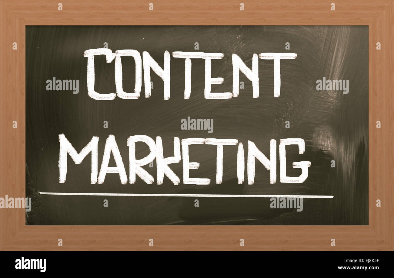 Content-Marketing-Konzept Stockfoto