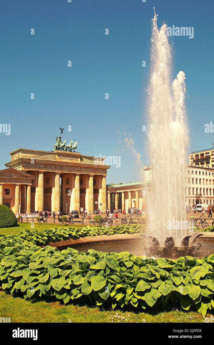 Brandenburger Tor Deutschland Berlin Stockfoto