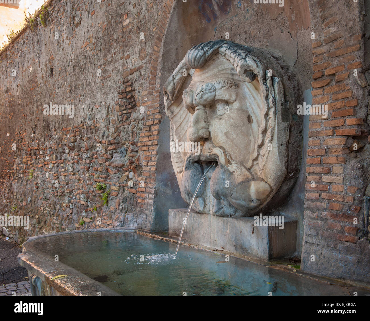 Brunnen im Aventin-Hügel, Rom, Italien Stockfoto