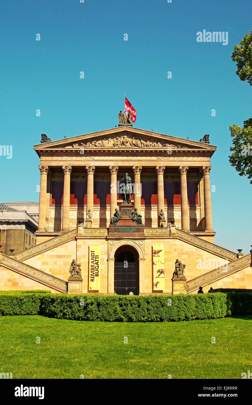 Alte Nationalgalerie Deutschland Berlin Stockfoto