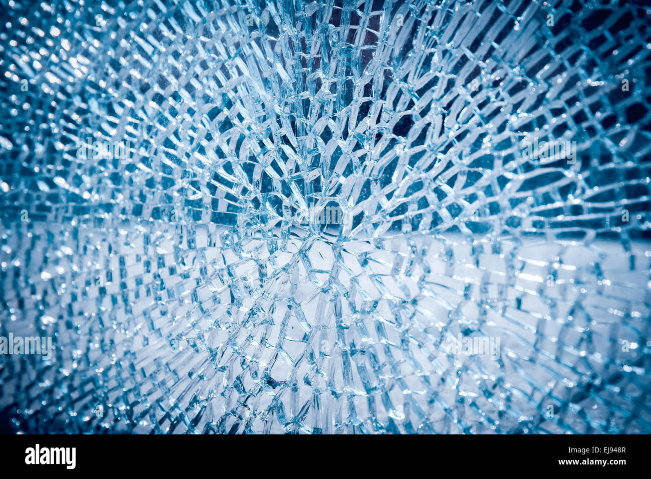 zerbrochenes Glas-Hintergrund Stockfoto