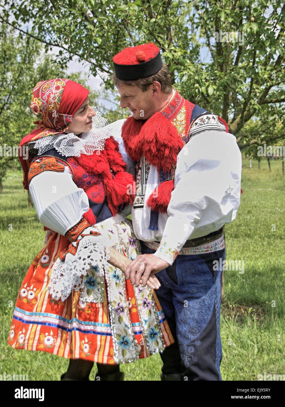 Volkstänze Stockfoto