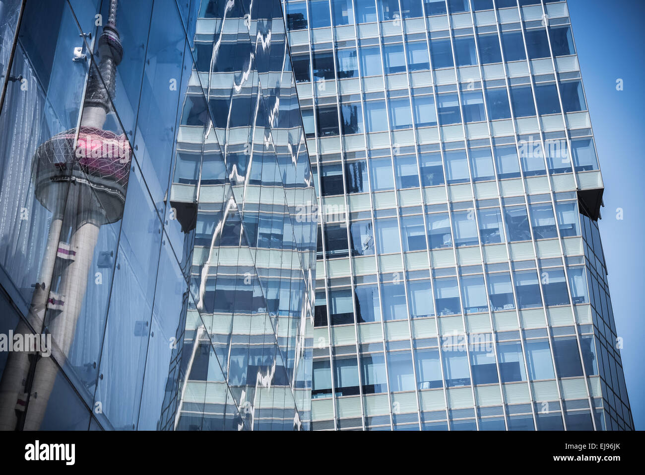 moderne Glas-Wolkenkratzer in shanghai Stockfoto