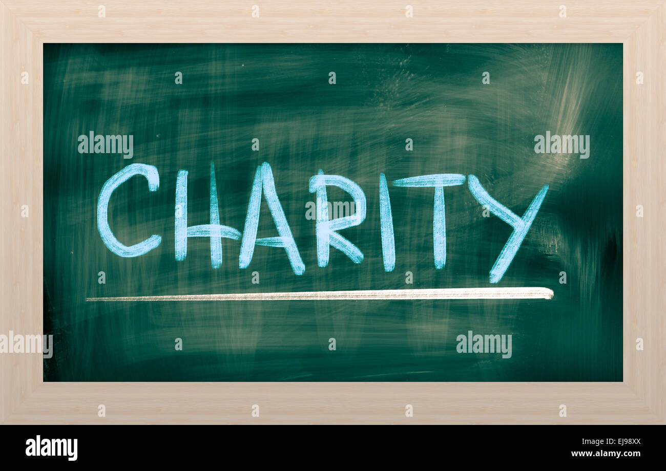 Charity-Konzept Stockfoto