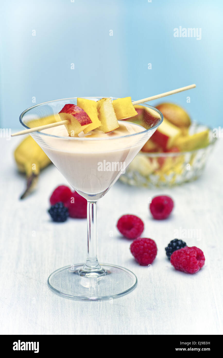 Mango-Frucht shake Stockfoto
