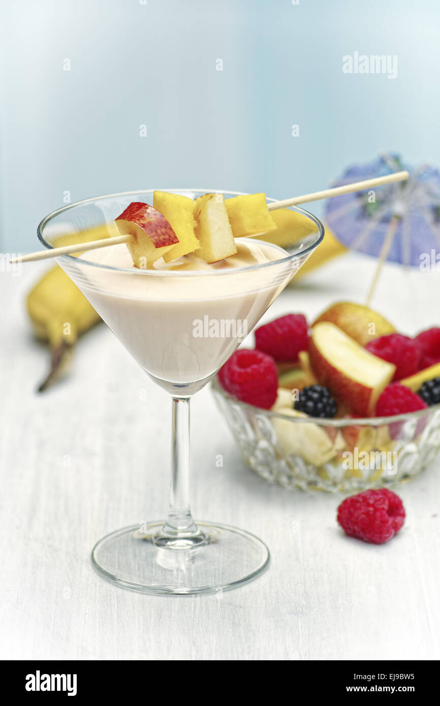 Mango-Frucht shake Stockfoto