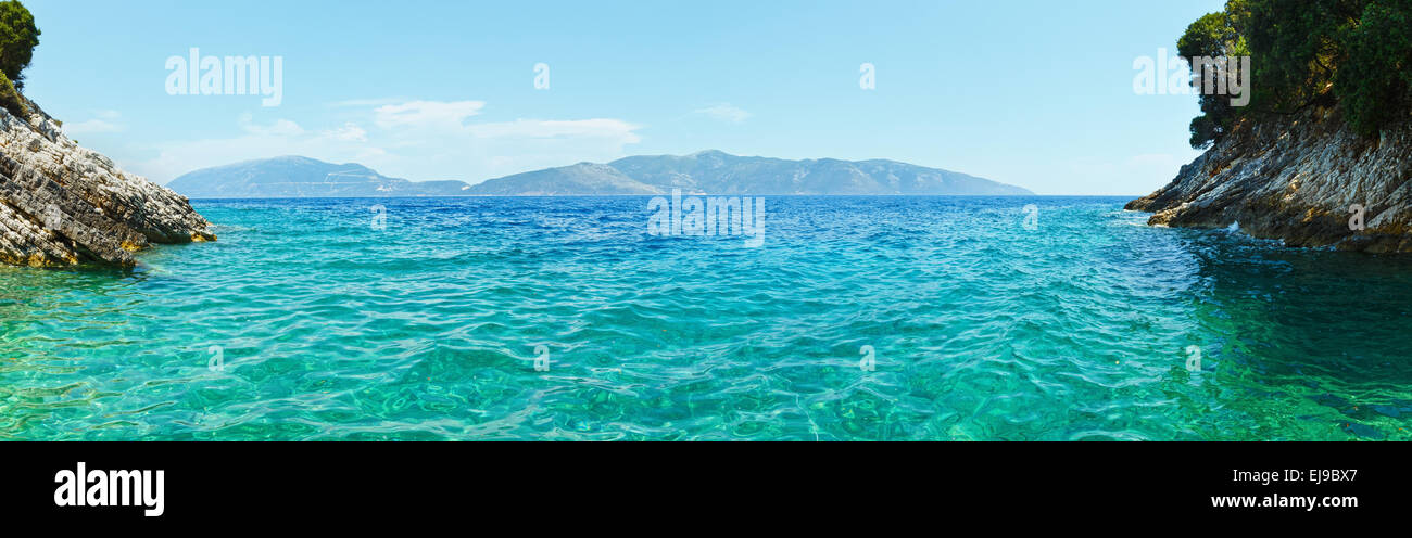 Sommer Blick auf Ithaka Insel (Griechenland) Stockfoto