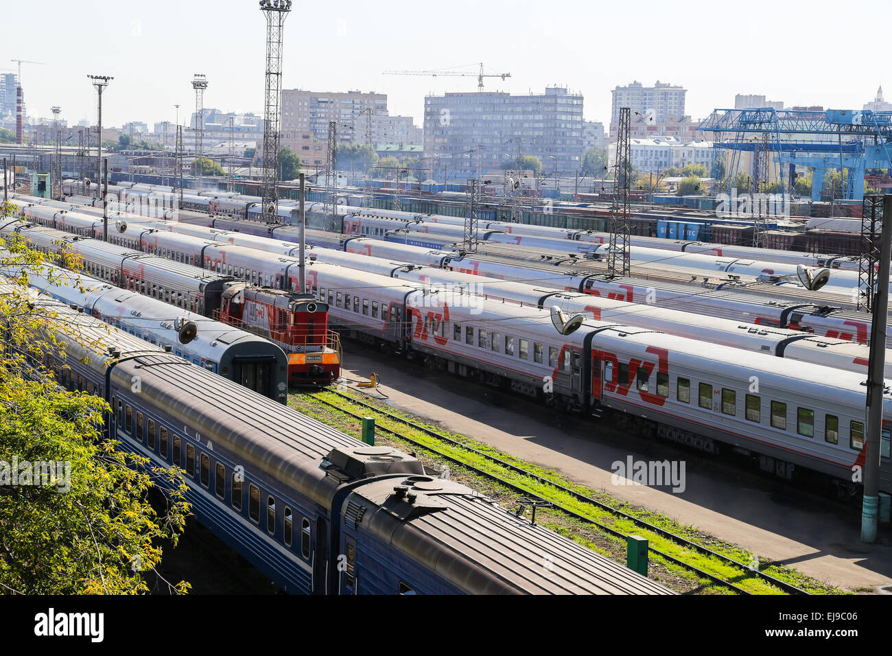SchalterHof in Moskau Stockfotografie Alamy