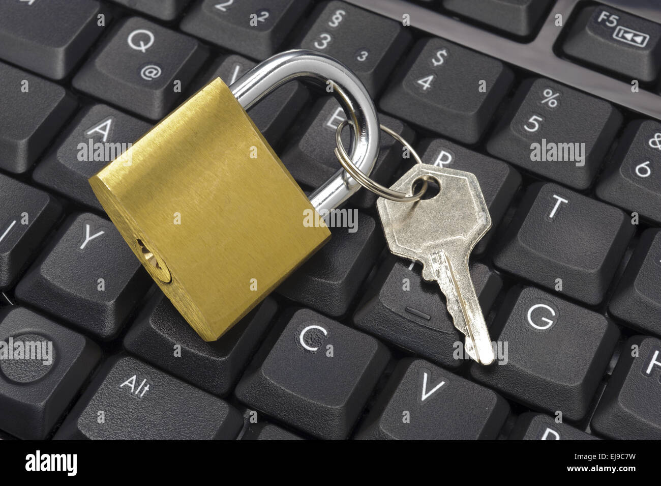 Kriminalität und Firewall im internet Stockfoto