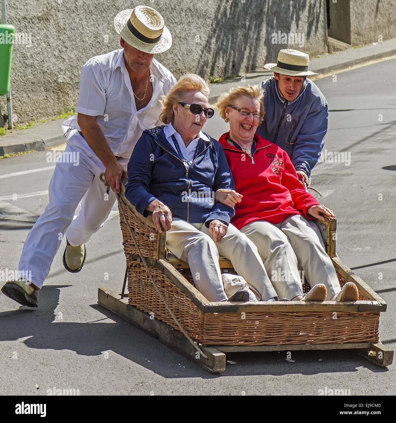 Rodel laufen Madeira Portugal Stockfoto