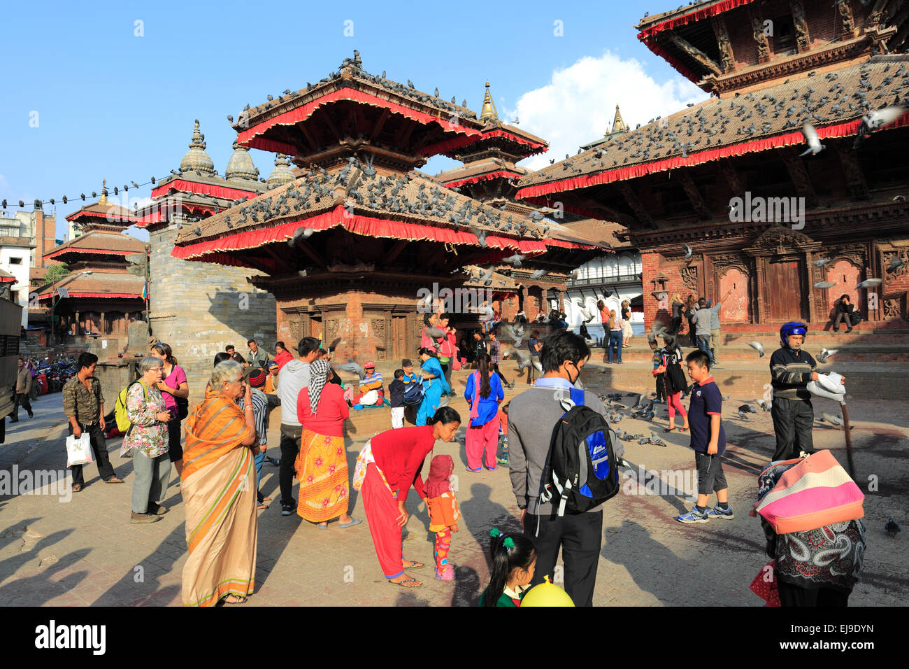 Exterieur des Jagannath Tempel, UNESCO-Weltkulturerbe, Durbar Square, Altstadt, Stadt Kathmandu, Nepal, Asien. Stockfoto