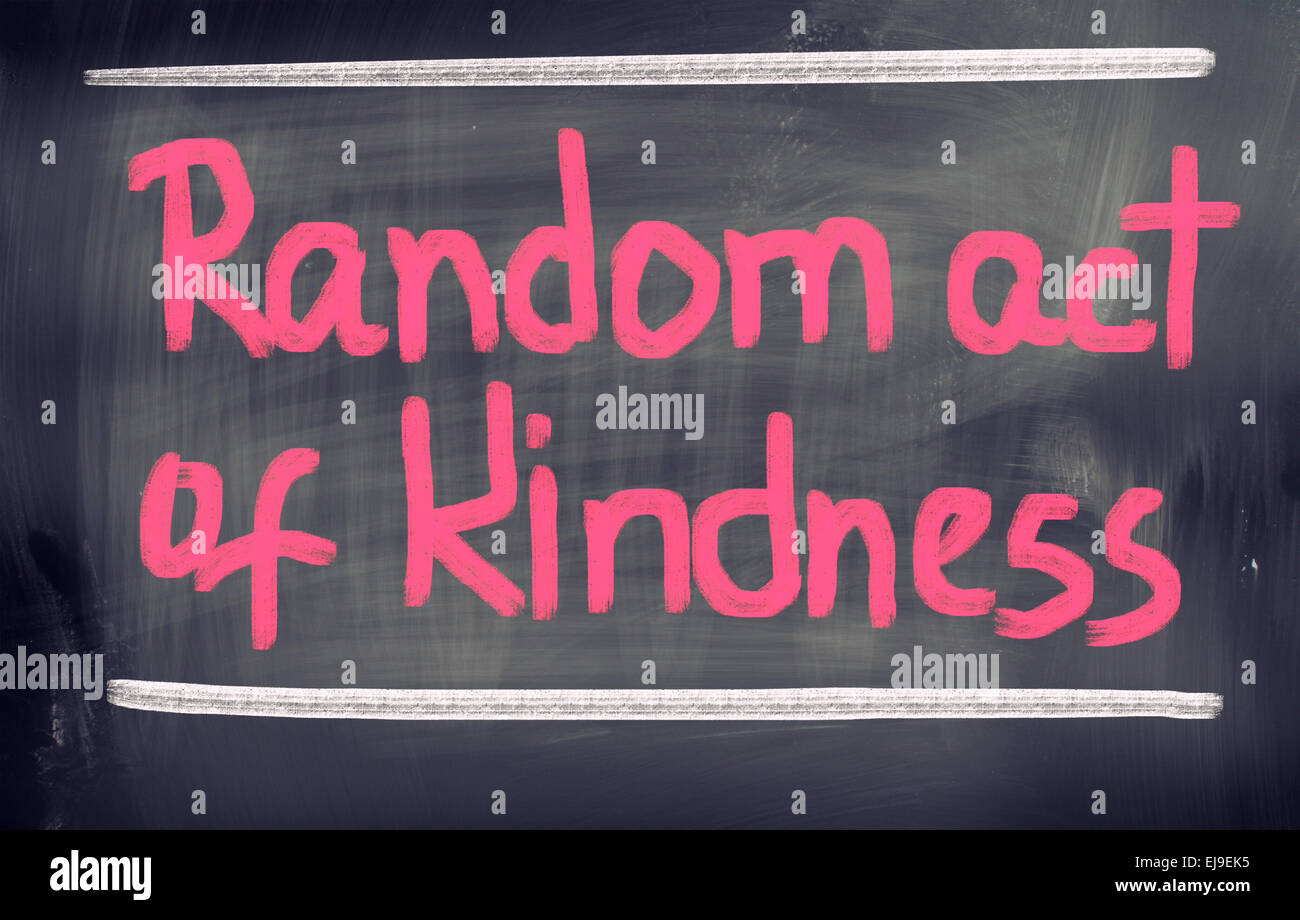 Random Act Of Kindness-Konzept Stockfoto