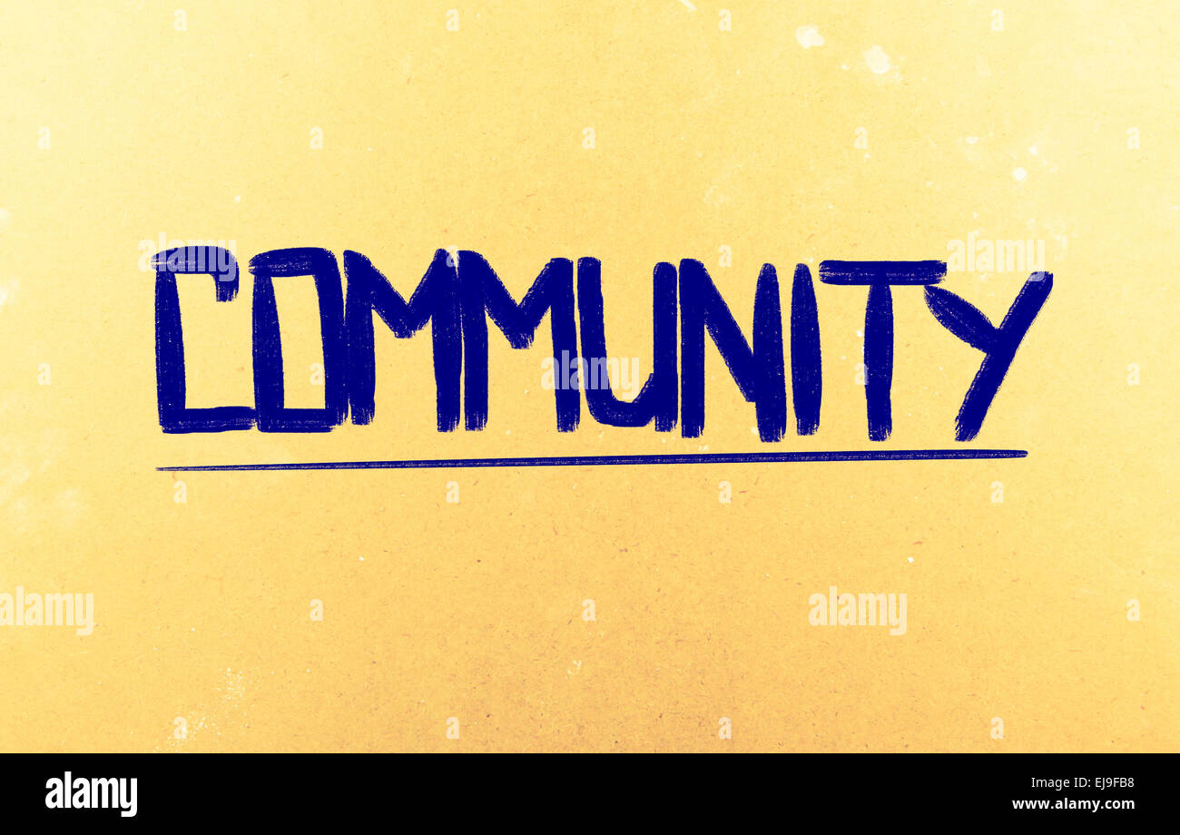 Community-Konzept Stockfoto