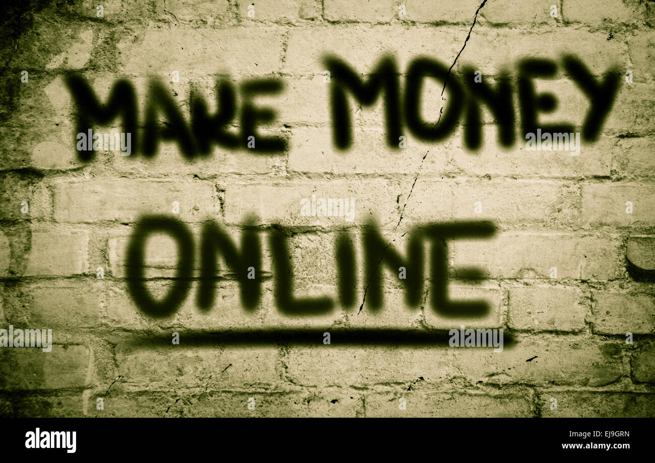 Make Money Online Stockfoto