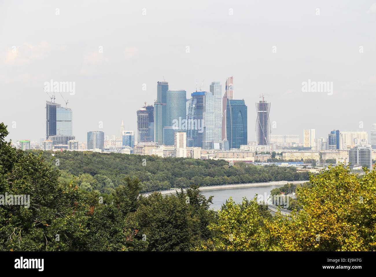 Trading Center Moskau-City Stockfoto