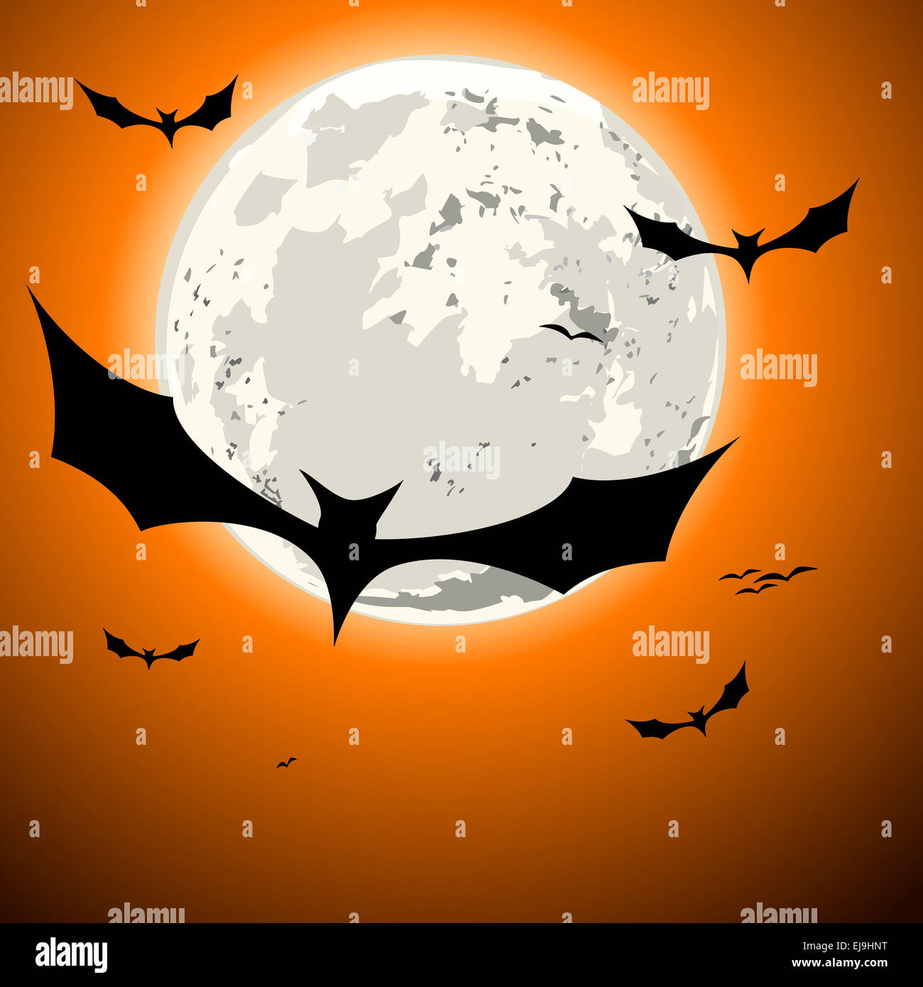 Fledermäuse-Halloween-Hintergrund Stockfoto