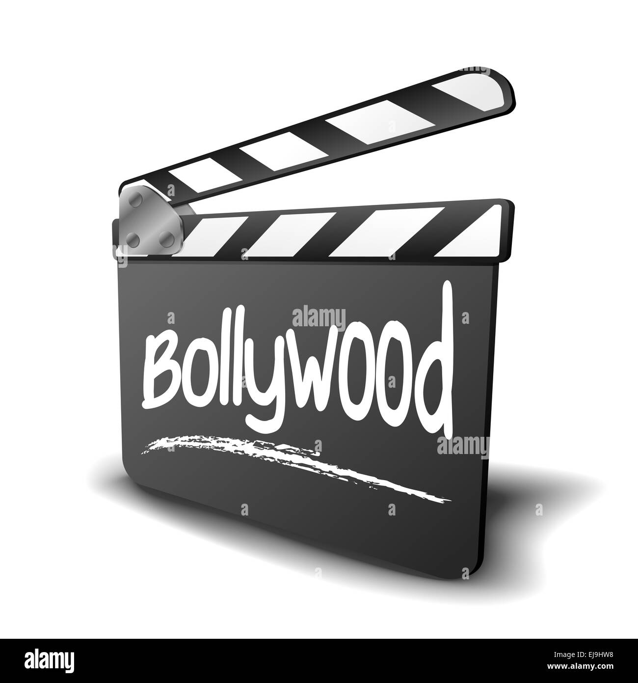Clapper Board Bollywood Stockfoto