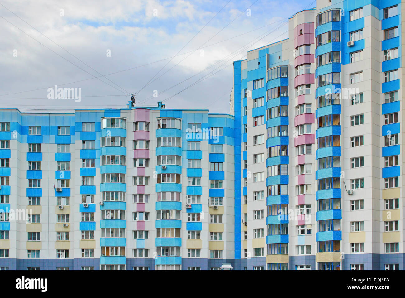 Sozialer Wohnungsbau Stockfoto