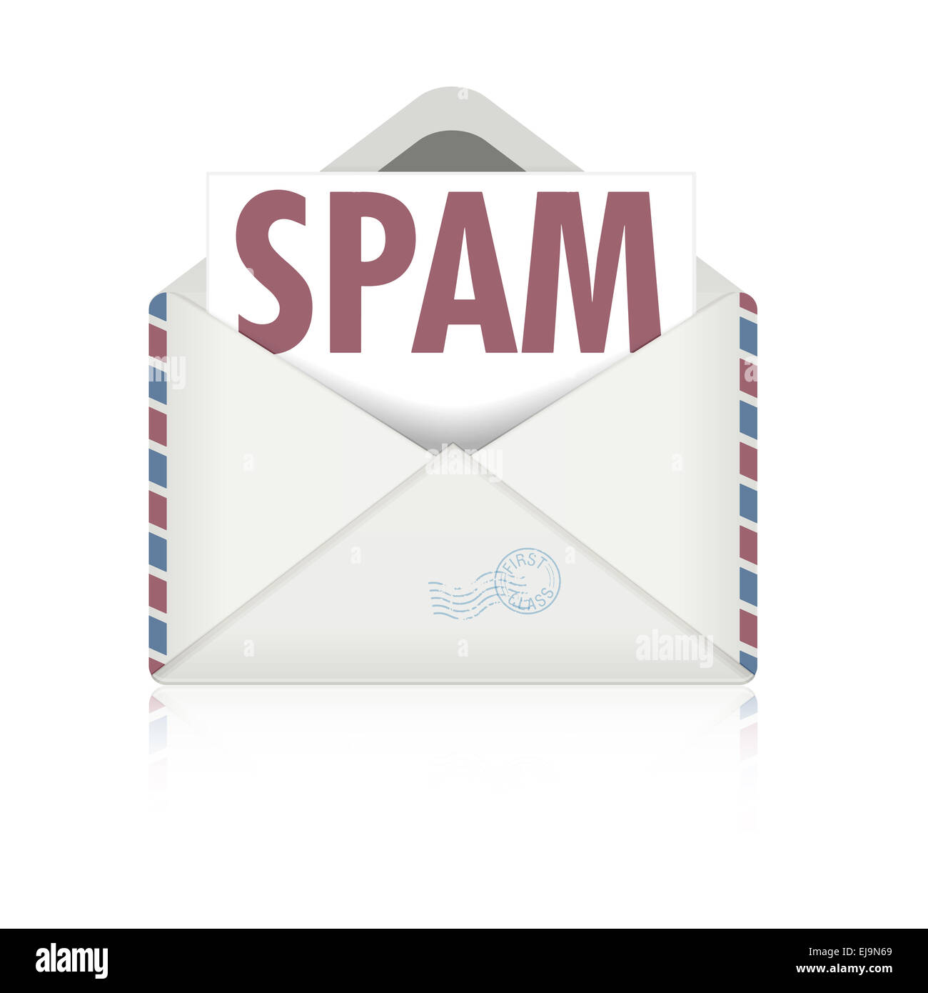 Spam-Brief Stockfoto