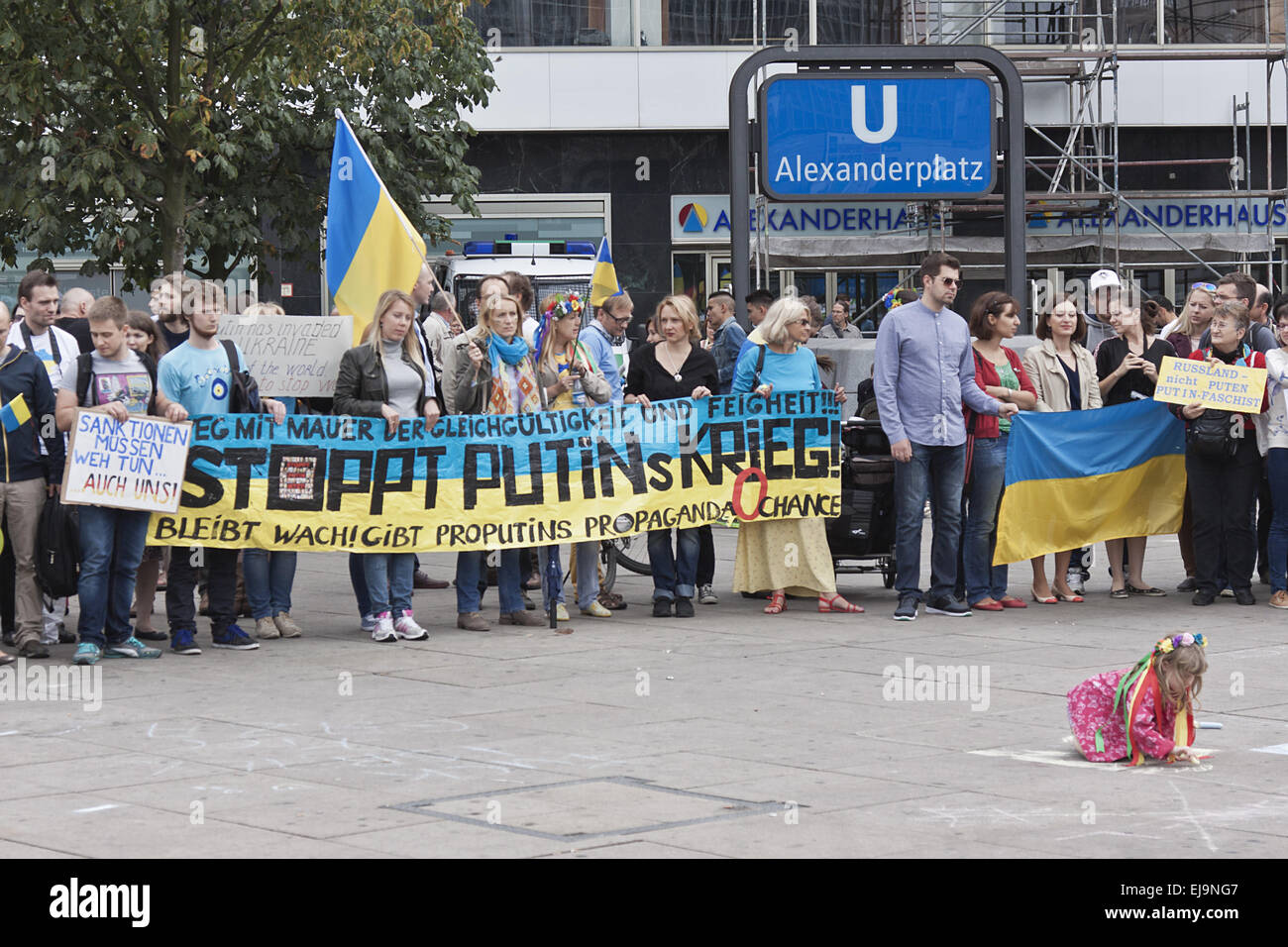 Demonstration Stockfoto