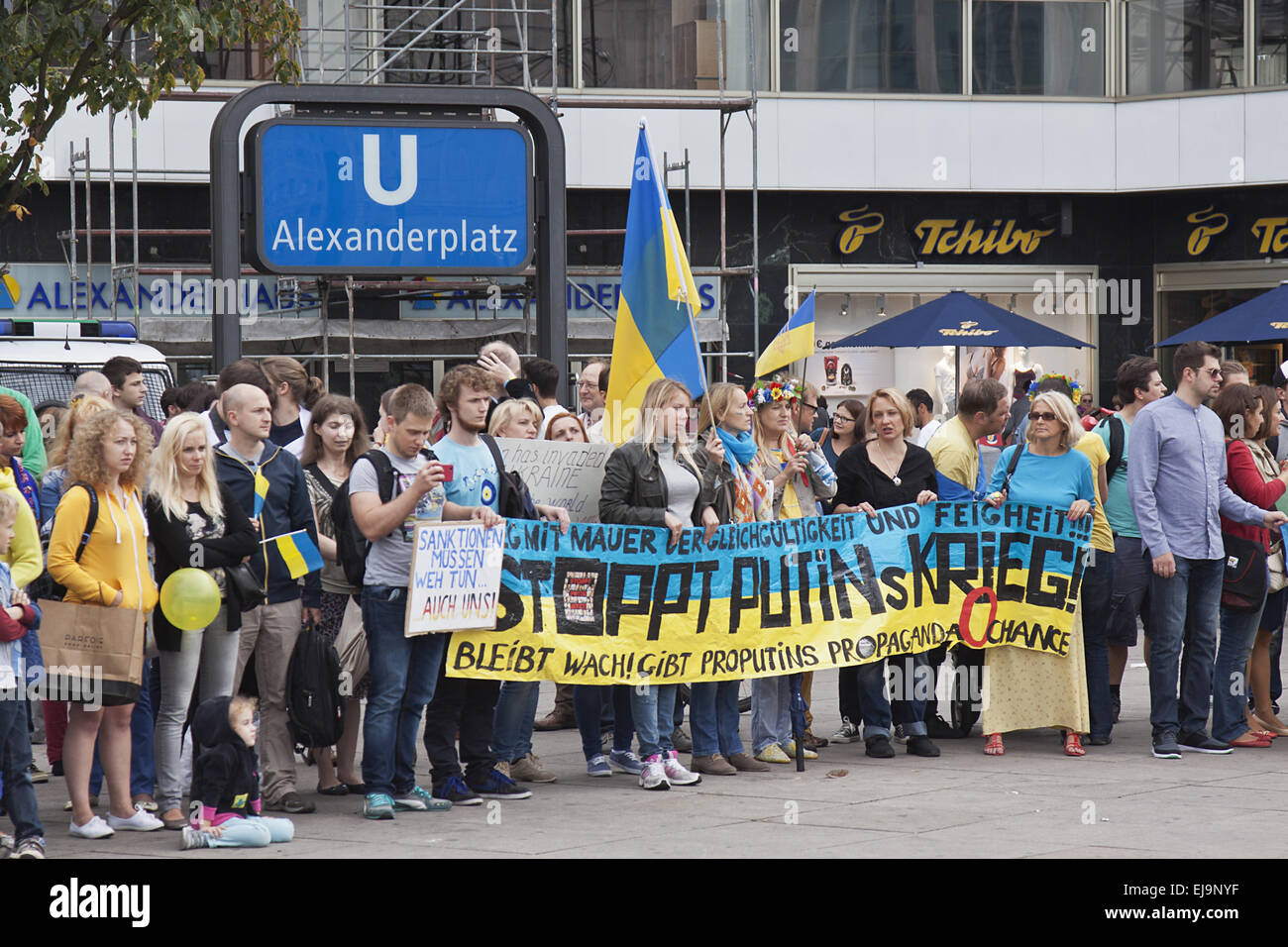 Demonstration Stockfoto