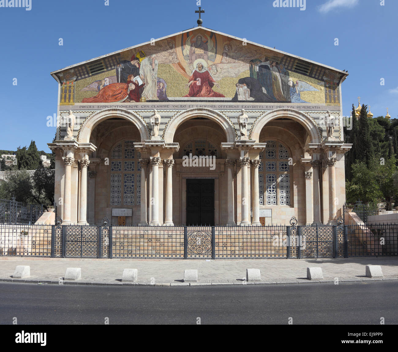 Kirche aller Nationen in Jerusalem Stockfoto