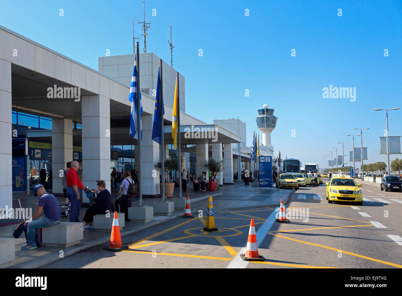 Griechenland Athen Flughafen Stockfoto