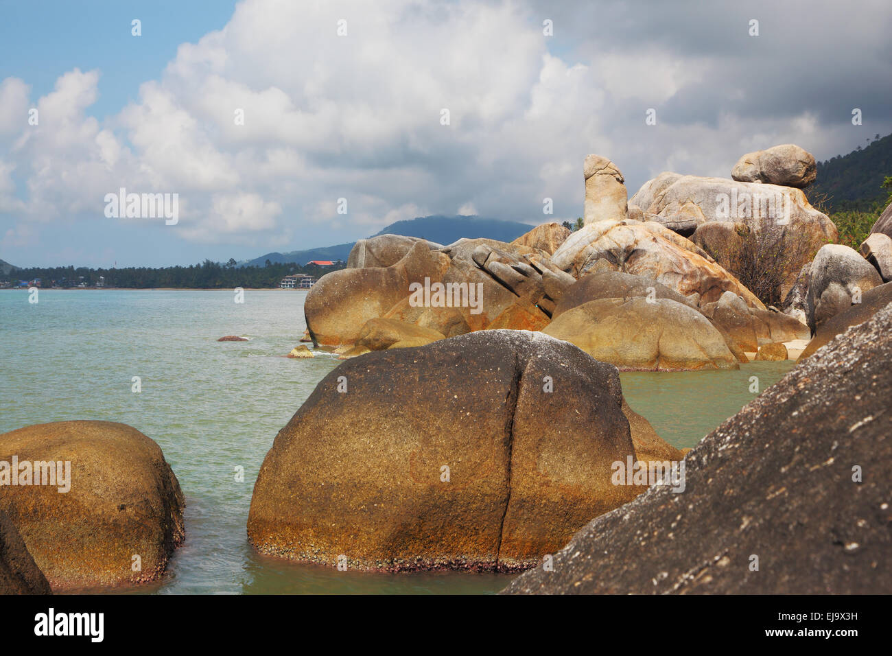 Der thailändischen Insel Koh Samui Stockfoto