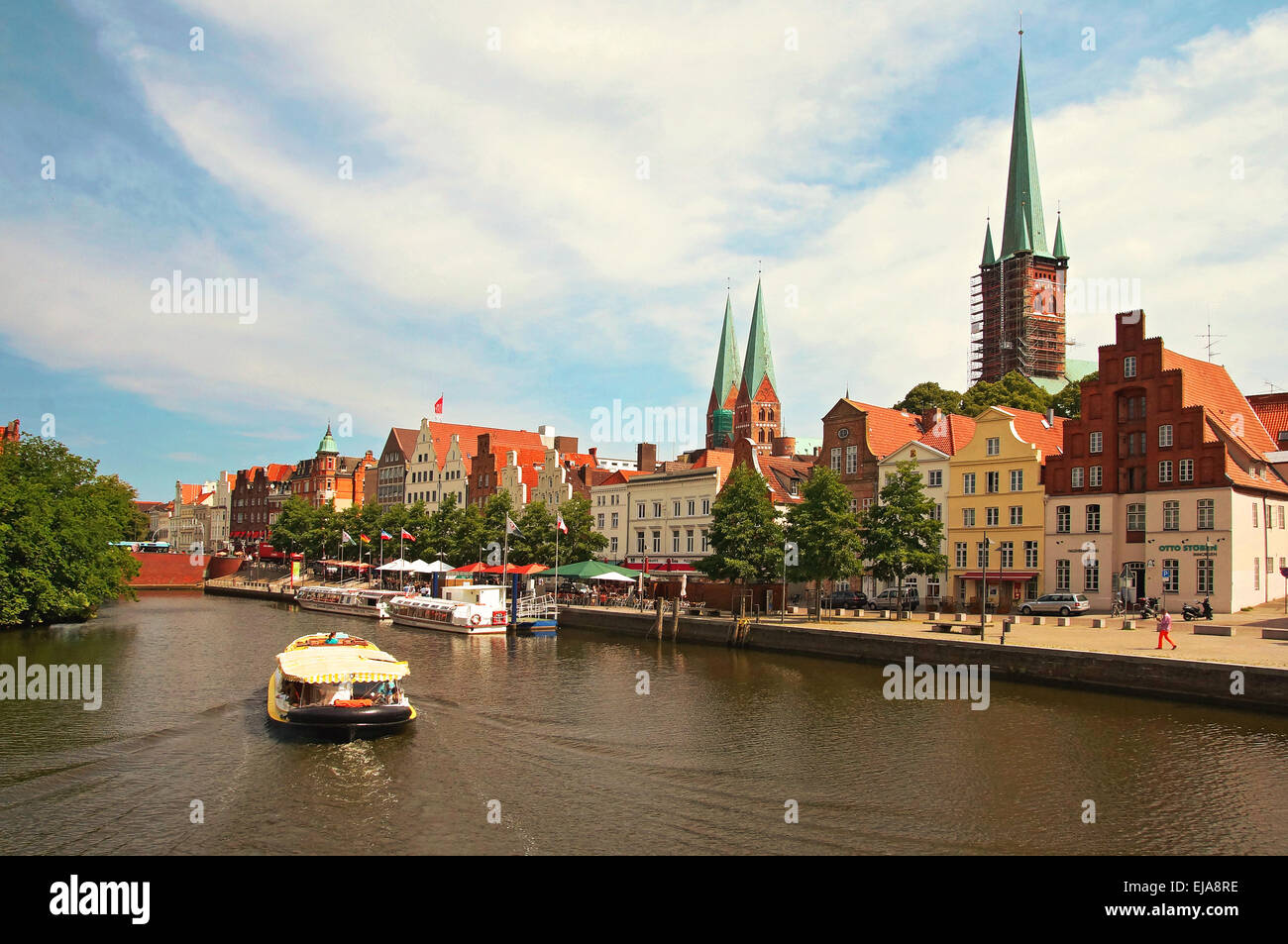 Hansestadt Lübeck Deutschland Stockfoto