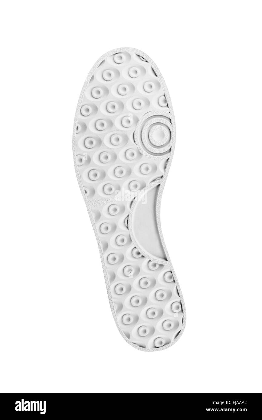 Unterseite der Sportschuhe Stockfoto