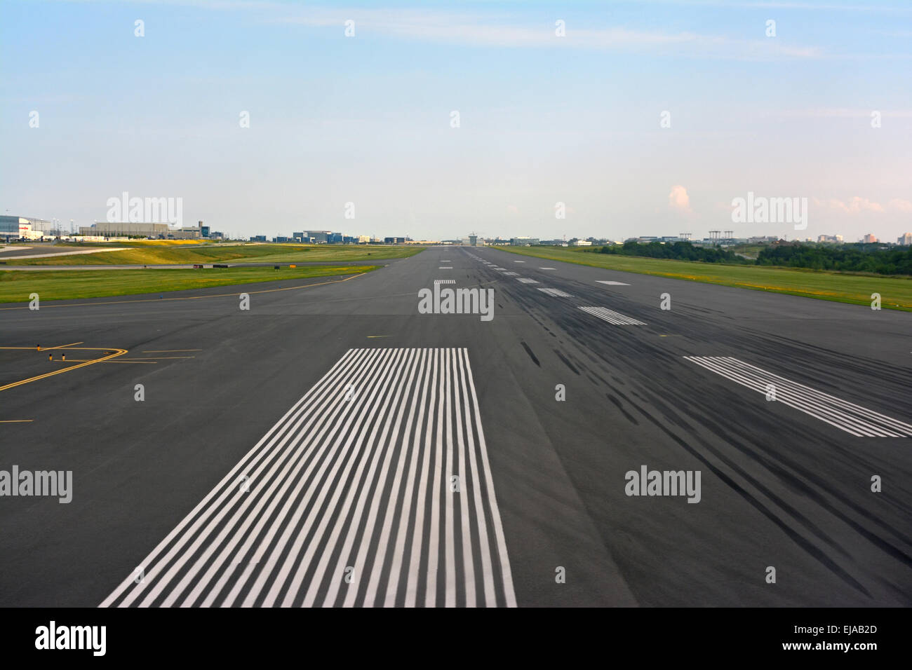 Flughafen-Start-und Landebahn, Kanada Stockfoto